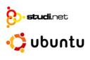 Die Logos von studi.net und Ubuntu Linux im Vergleich