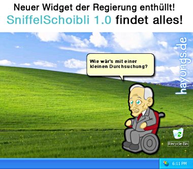 Wie wäre es mit einer kleinen Durchsuchung?