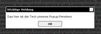 Ein verbessertes Popup-Fenster Ein verbessertes Popup-Fenster
