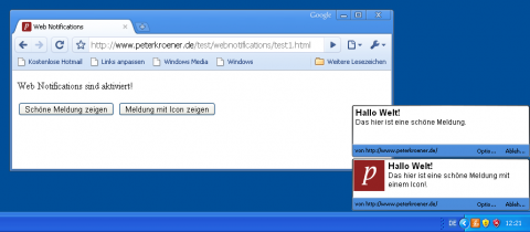 Web Notifications Web Notifications