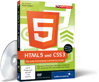 Cover des HTML5- und CSS3-Videotrainings