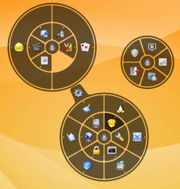 Circular Application Menu