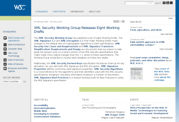 Das neue Design des W3C Das neue Design des W3C