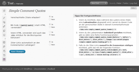 Das Backend