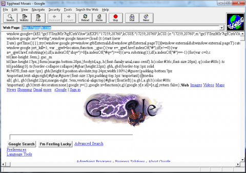 Google in Mosaic Google in Mosaic