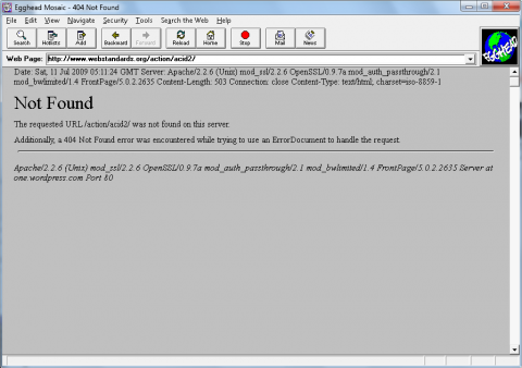 Mosaic und der Acid-Test Mosaic und der Acid-Test