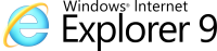 Das Logo des Internet Explorer 9